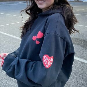Talentless “Show Me The Love” Navy Oversized Hoodie